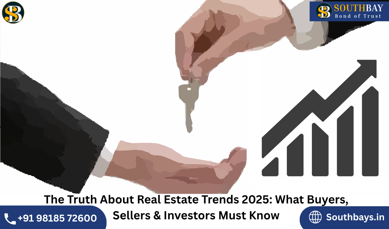 real estate trends in 2025 with rising and falling property prices, investment opportunities, and market analysis